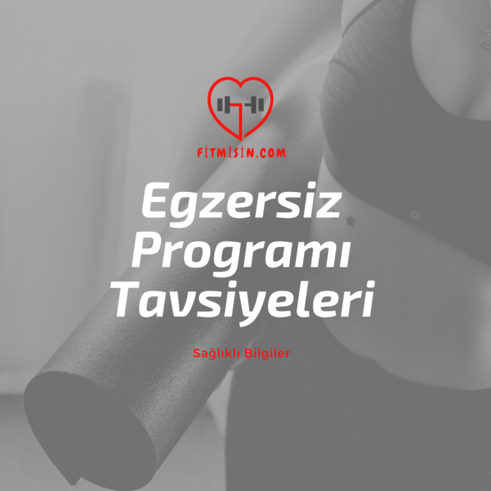 Egzersiz Programı Tavsiyeleri